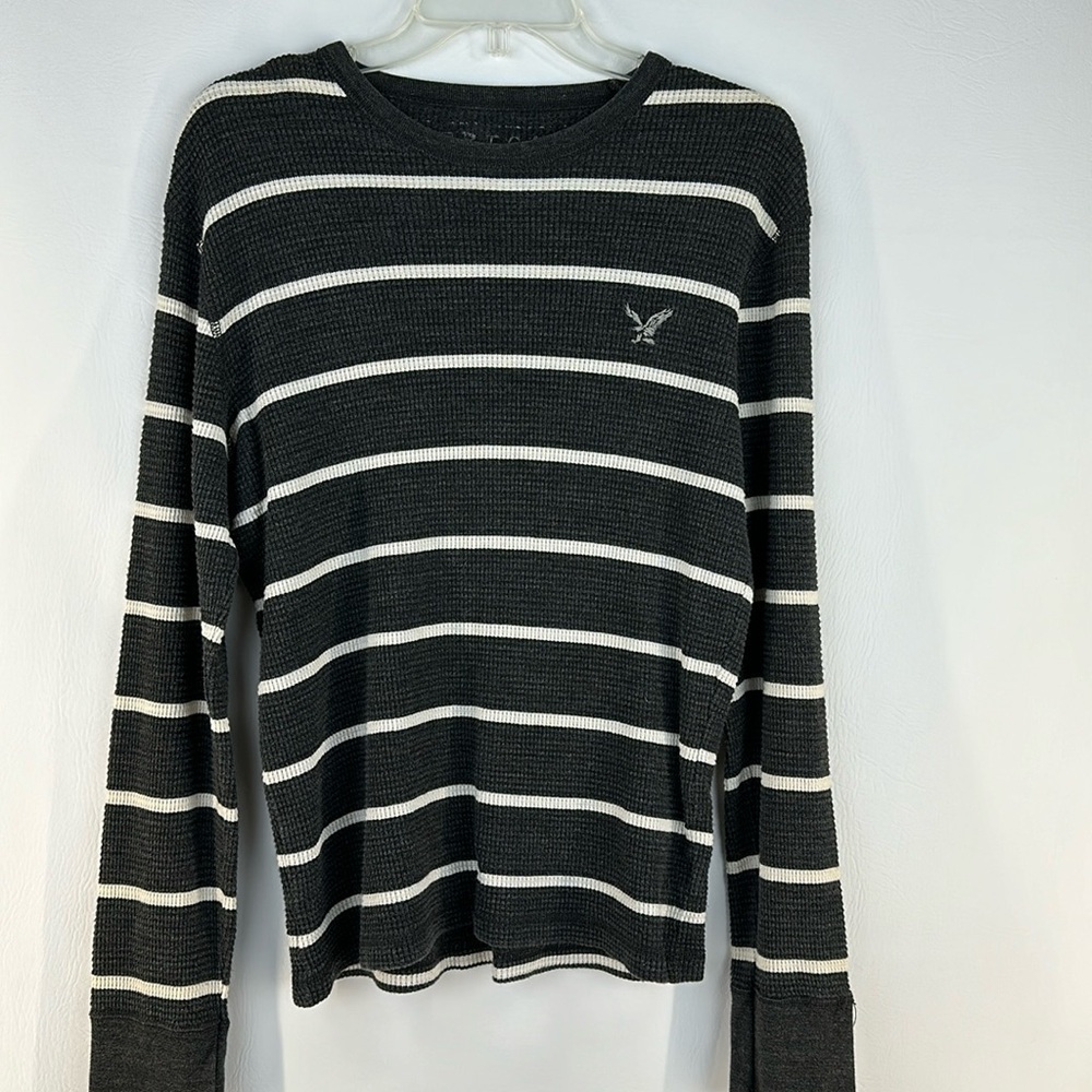 American Outfitters Vintage 2010 Waffle Knit Long Sleeve Top, M